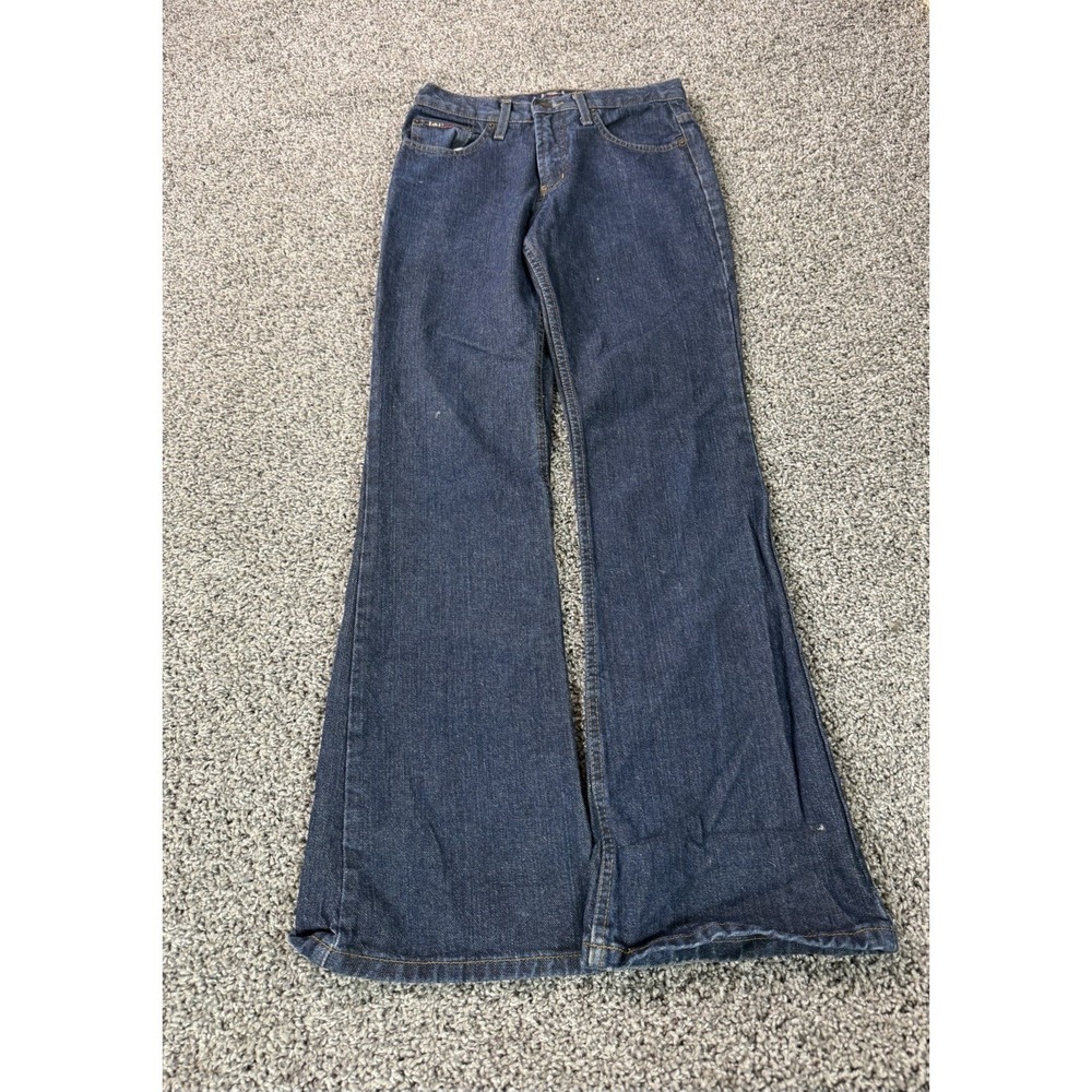 Vintage LEI Flare Jeans Women's Size 7 Blue Festival Hippie